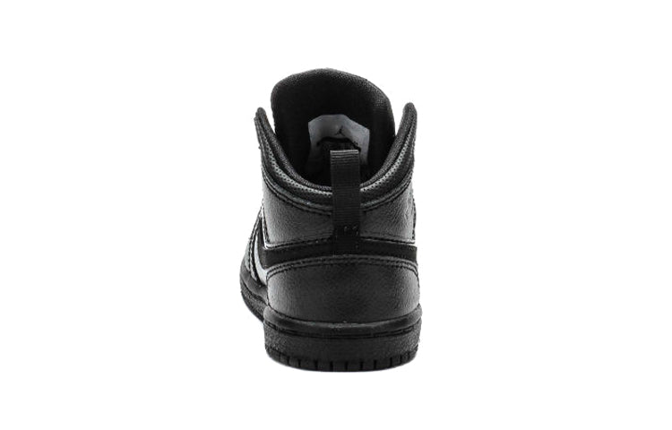 (TD) Air Jordan 1 Mid 'Black' 640735-030