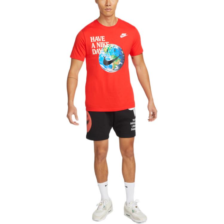 Men's Nike Logo Printing Breathable Sports Shorts Black DN4420-010