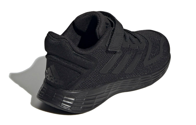 (GS) adidas Duramo 10 Elastic Lace 'Triple Black' GZ0637