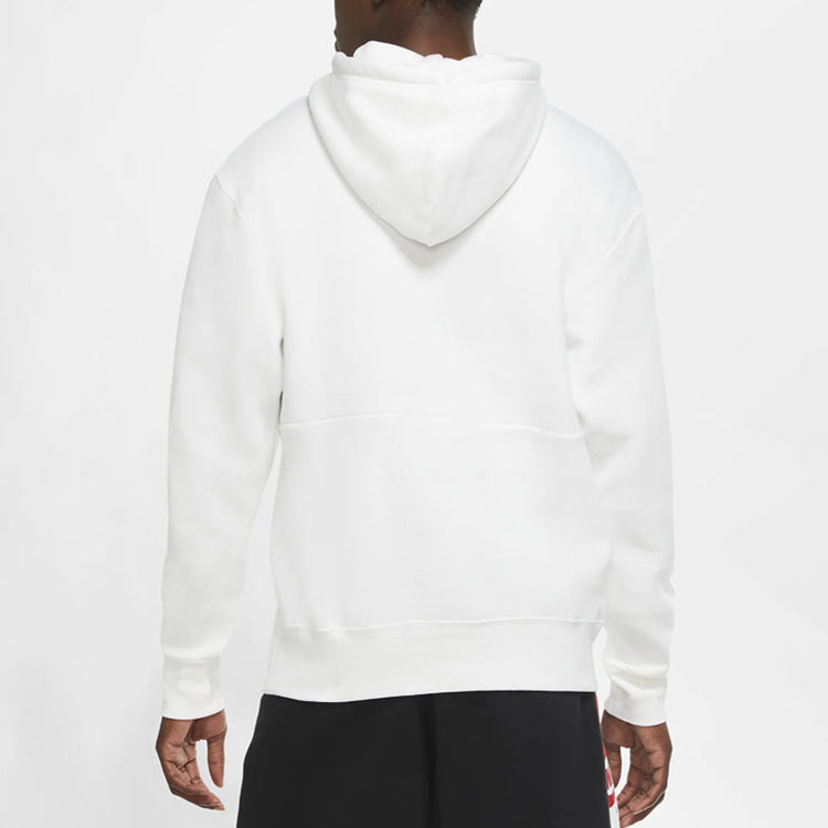Air Jordan Jumpman Holiday Casual Sports hooded Pullover White CT3457-100