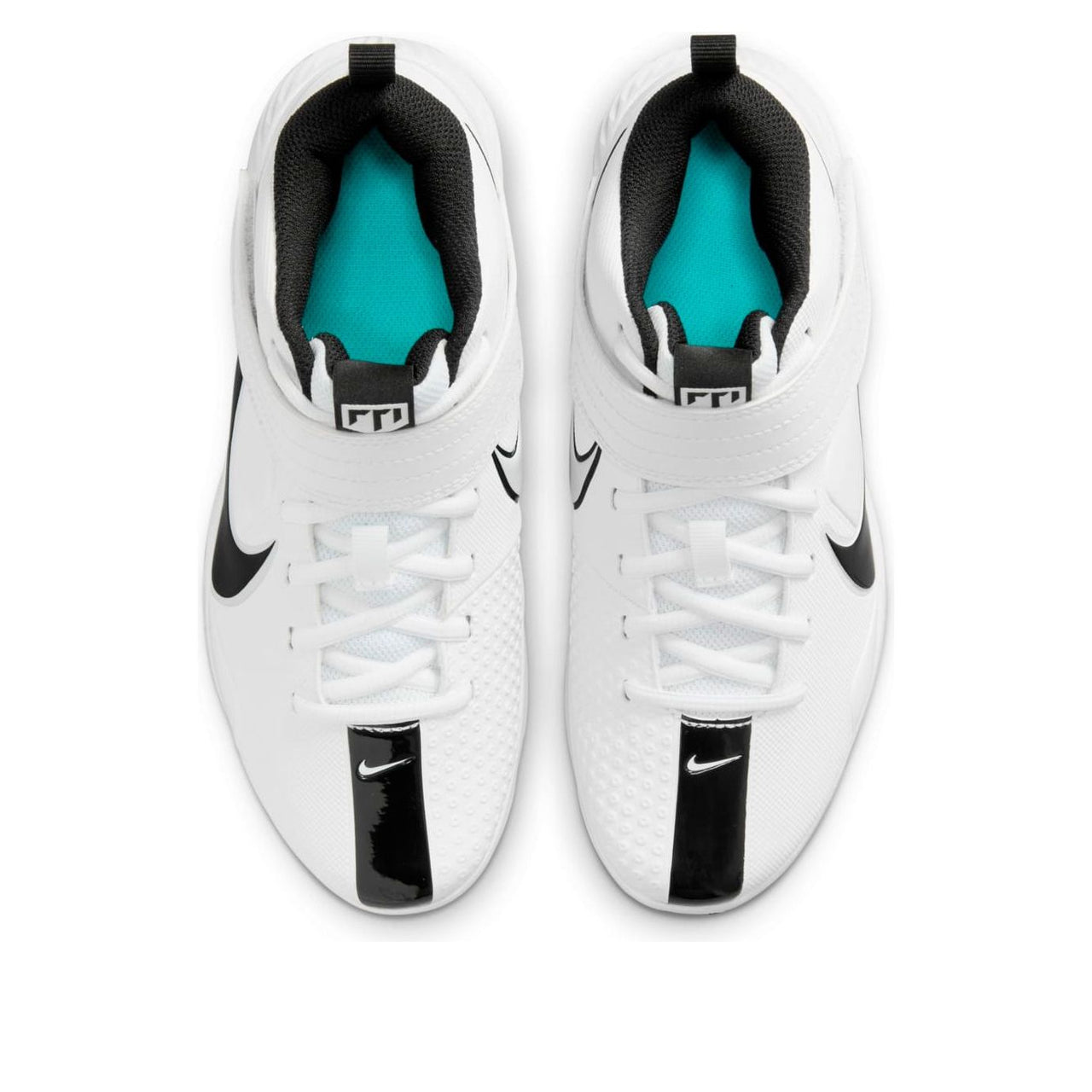 (GS) Nike Force Trout 7 Turf 'White Dynamic Turquoise' DC9217-102
