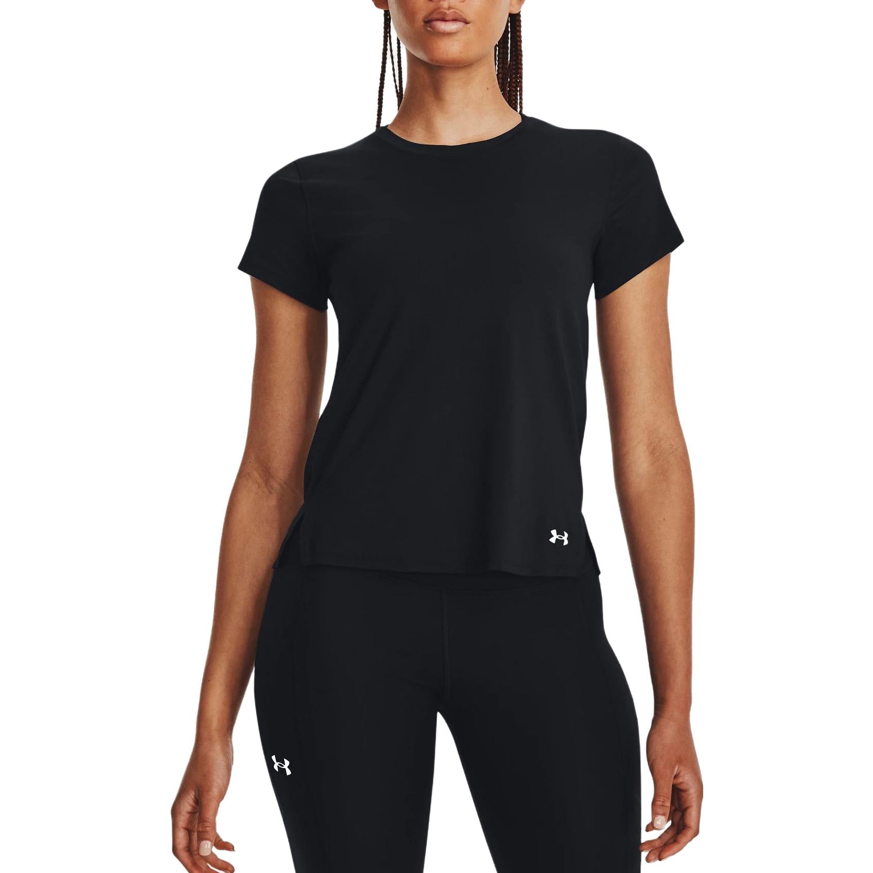 (WMNS) Under Armour Iso-chill Laser T-Shirt 'Black' 1376819-001
