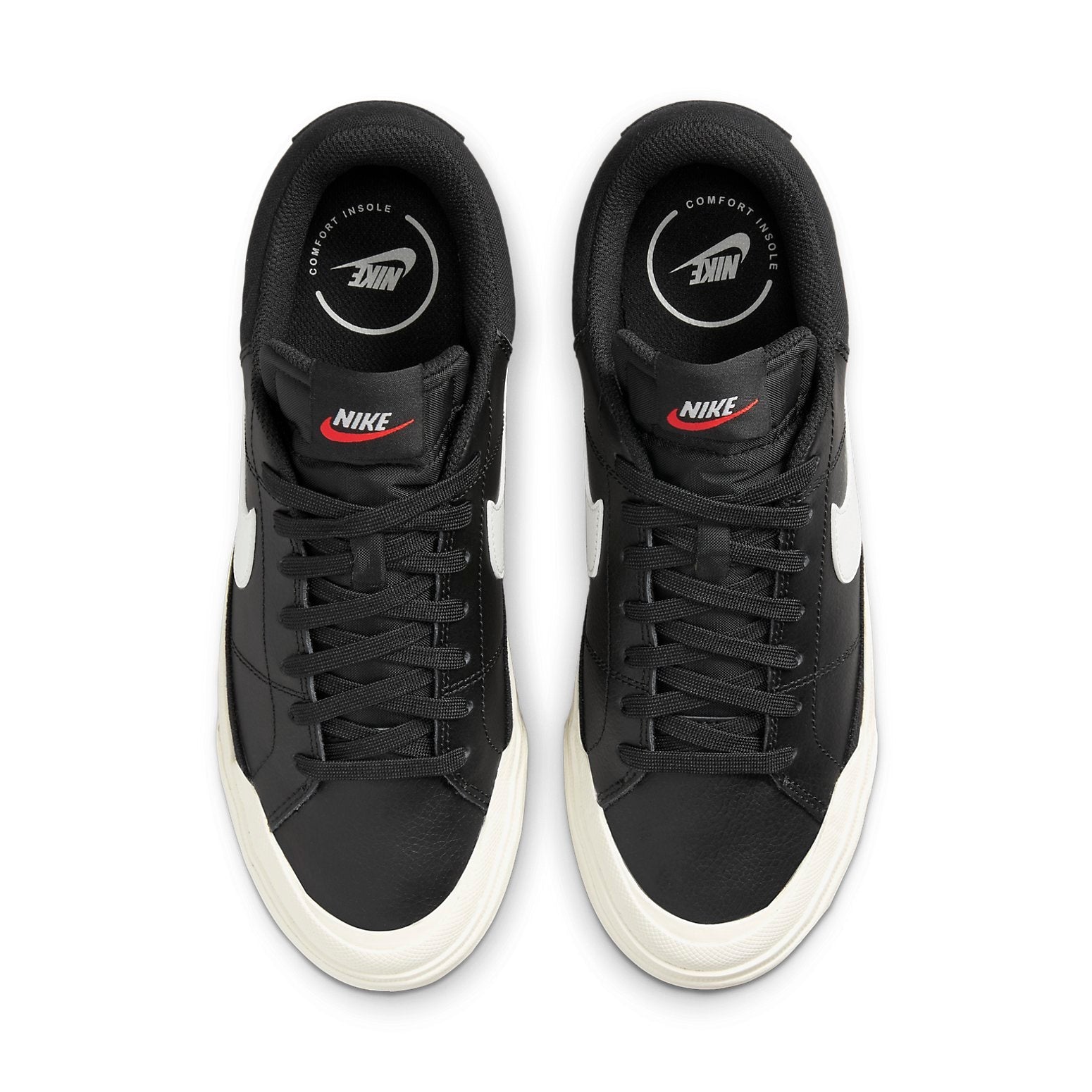(WMNS) Nike Court Legacy Lift 'Black Sail' DM7590-001