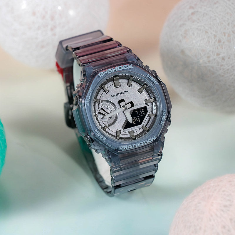 CASIO G-Shock Analog-Digital 'Translucent Black' GMA-S2100SK-1APR