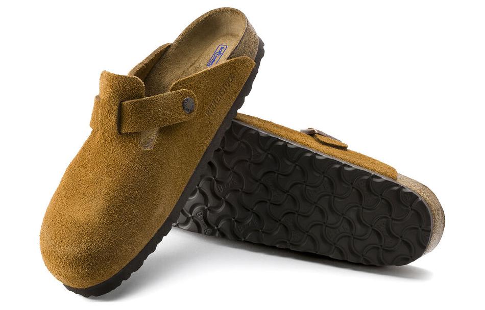 Birkenstock Boston Soft Footbed Regular 'Suede Mink' 1009542