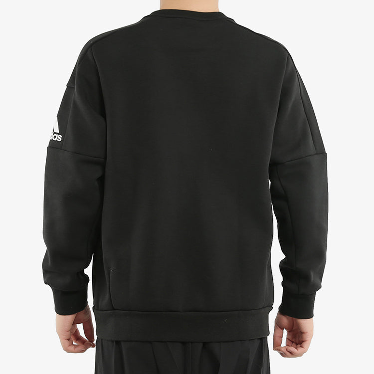 adidas Casual Running Sports Round Neck Pullover Black FJ0234