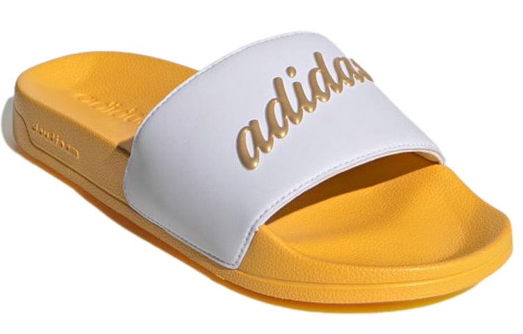 (WMNS) adidas Adilette Slide 'White Gold Metallic' GZ5931