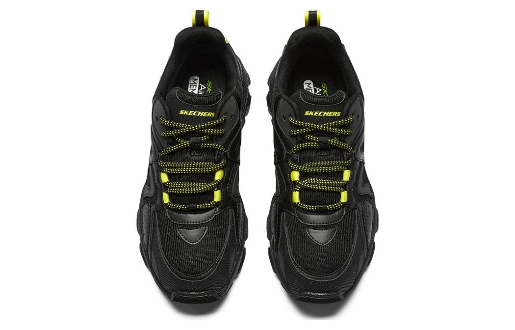 Skechers DLites Sneakers 'Black Yellow' 894166-BKLM