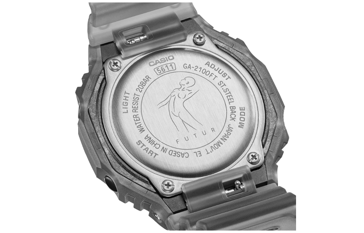 CASIO G-Shock Digital-Analog 'Transparent Black' GA-2100FT-8A