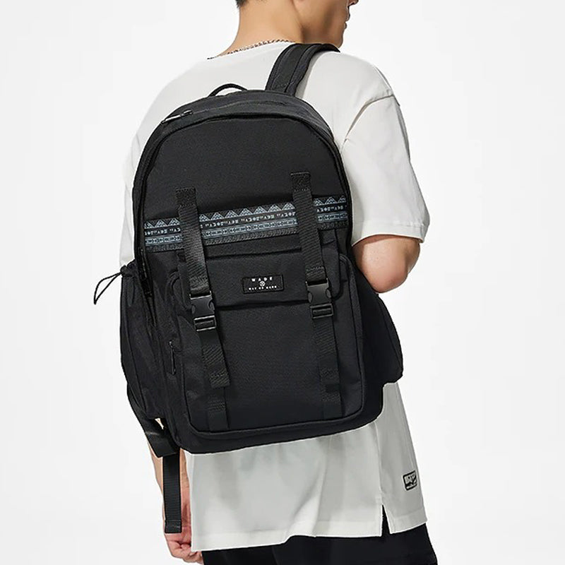 Li-Ning Way Of Wade Logo Backpack 'Black' ABSS185-1