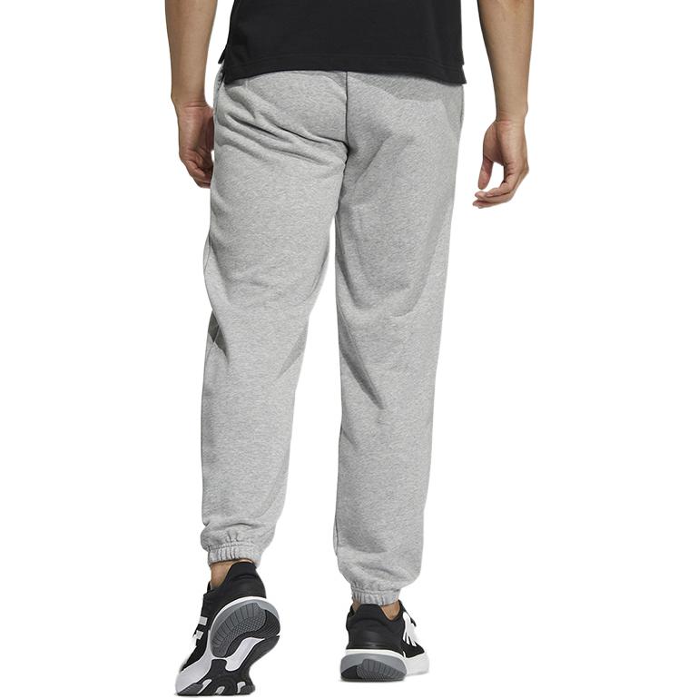 Men's adidas Solid Color logo Printing Casual Long Pants/Trousers Autumn Gray HZ7022