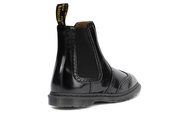 Dr. Martens Graeme Brogue Leather Boots 'Black' 26586001