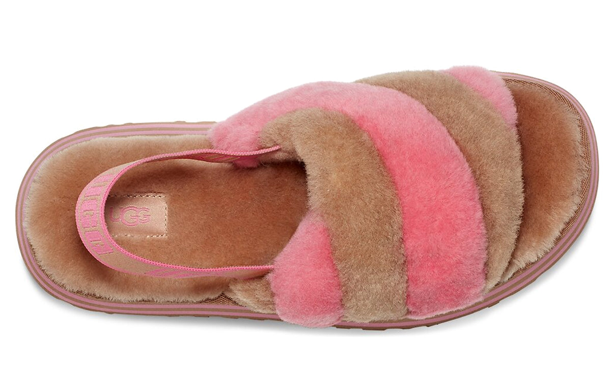 (WMNS) UGG Disco Stripe Slide 'Pink' 1120875-CPRC