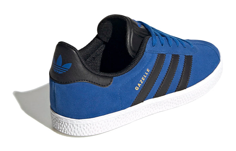 (GS) adidas Gazelle J 'Blue Black White' FV2683
