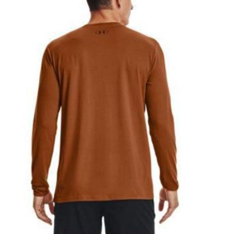 Under Armour Sportstyle Left Chest Long Sleeve T-shirt 'Brown' 1329585-292