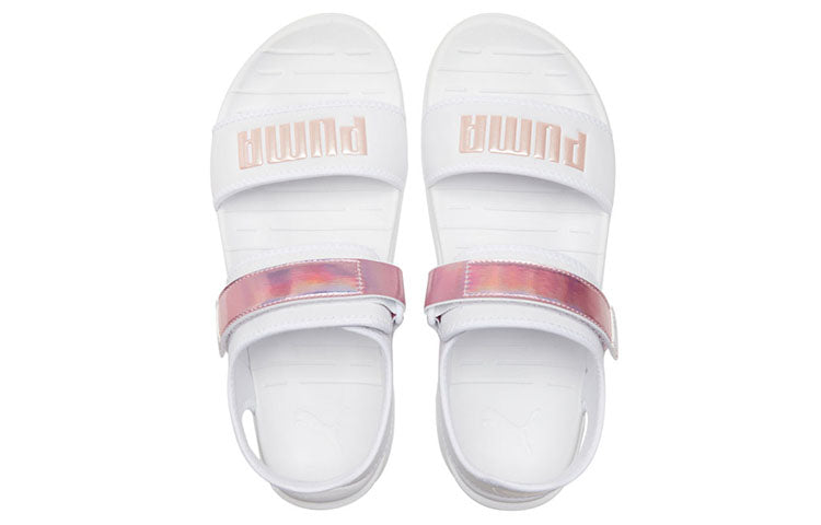 (WMNS) PUMA Softride Sandal IRI Sandal White/Purple 382450-02