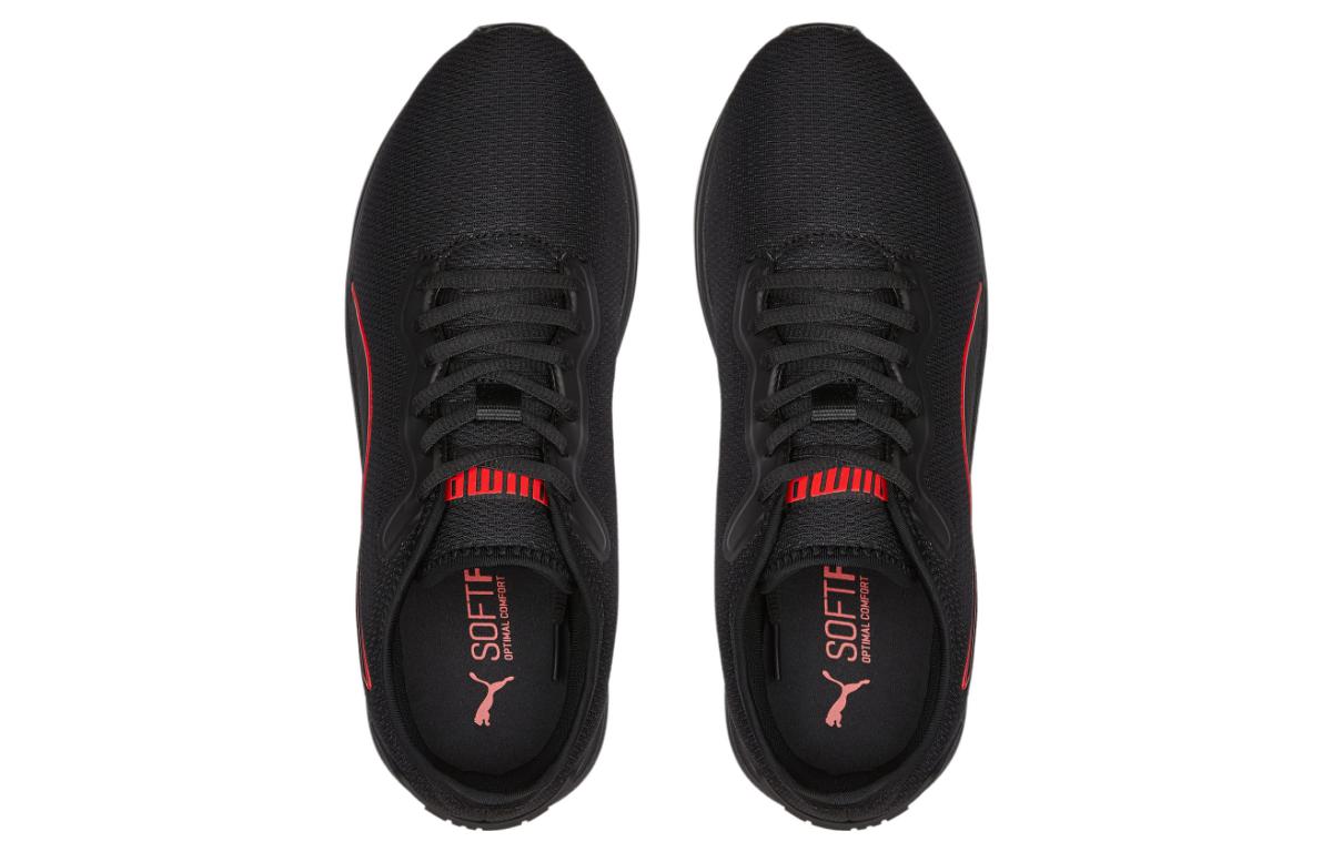 PUMA Softride Cruise 'Black High Risk Red' 376167-11