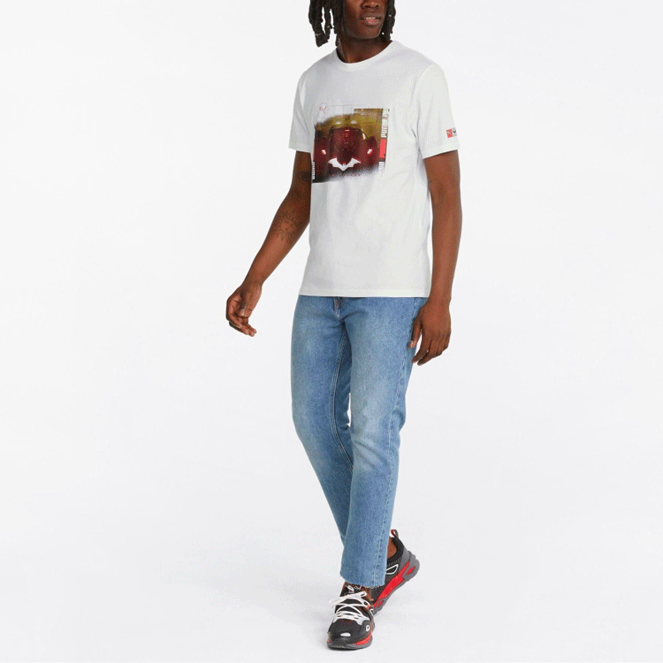 PUMA X Batman Graphic Tee 'White' 534727-02