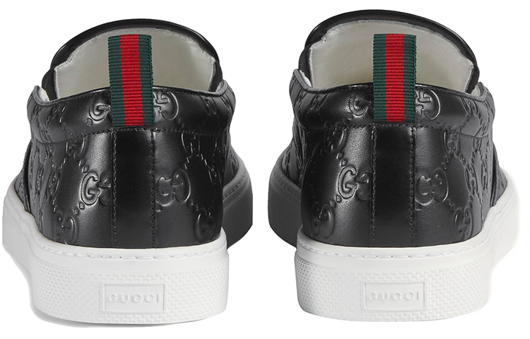 Gucci Signature Slip-On Sneaker 'Black' 407364-CWCE0-1174