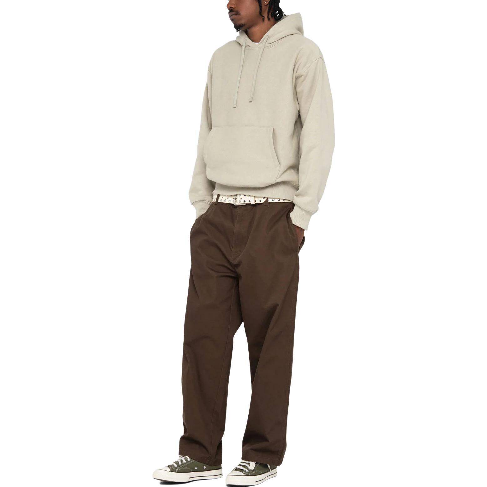 Stussy Back Hood Appliqu Hoodie 'Khaki' 118472-KHAKI