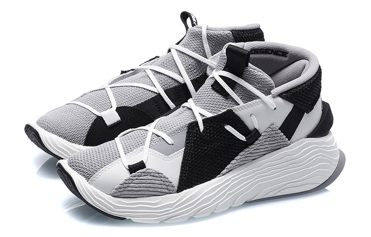 (WMNS) Li-Ning Kung Fu Winterized Sports Shoes 'Grey Black' AGBQ084-2