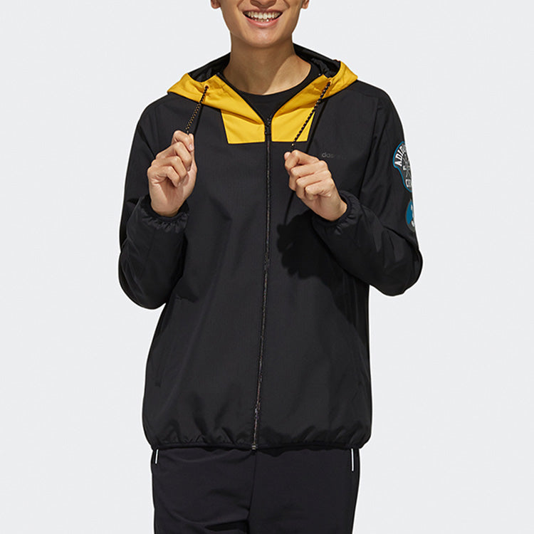 Men's adidas neo SV WB Sports Black Jacket FK5816