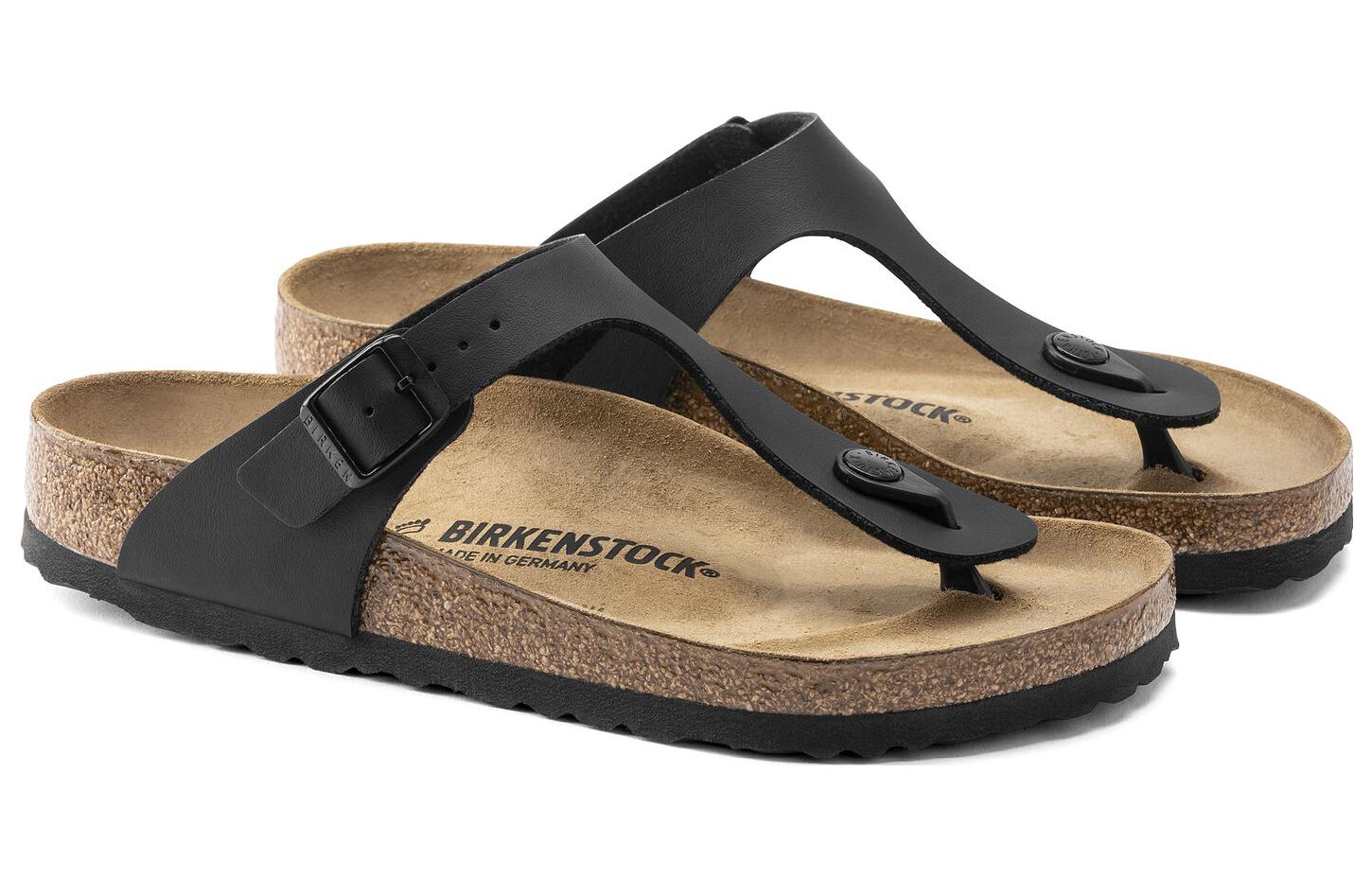 Birkenstock Gizeh Birko-Flor 'Black' 0043691