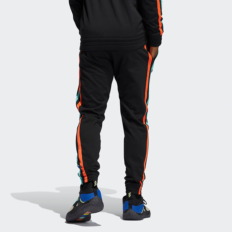adidas Harden Fle Pant Basketball polar fleece Bundle Feet Sports Long Pants Black GP8111