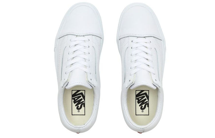 Vans LEATHER OLD SKOOL PLATFORM White VN0A3B3UOER