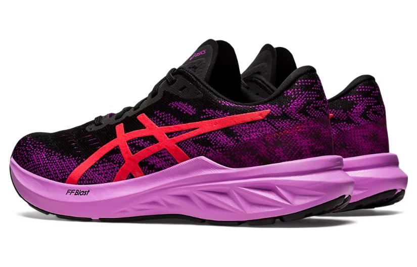 (WMNS) ASICS DynaBlast 3 'Black Purple Red Alert' 1012B289-001
