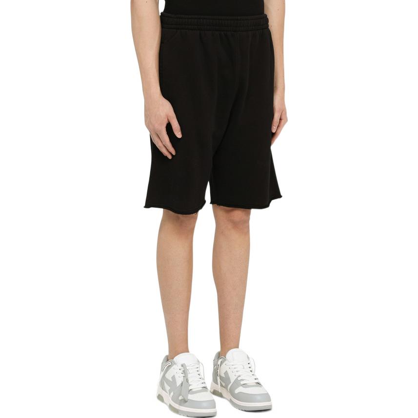 Men's Off-White SS22 Solid Color Shorts Version Black OMCI012C99FLE001DIAGPKT1001