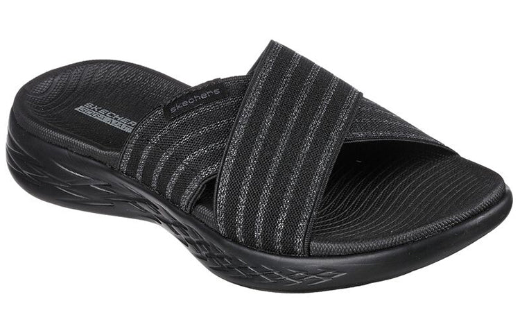 (WMNS) Skechers On The Go 600-Stunning 'Black Grey' 140740-BKGY
