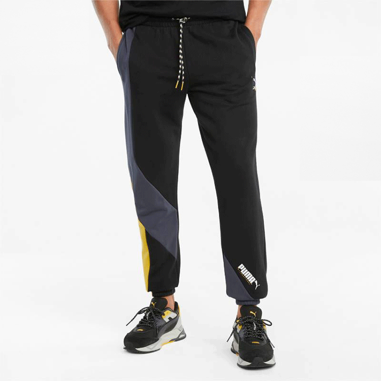 PUMA International Knitted Regular Fit Pants 'Black' 533085-01