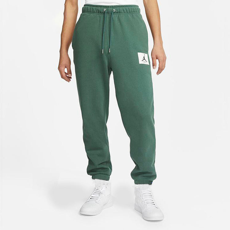 Men's Air Jordan Essentials Statement Casual Sports Knit Long Pants/Trousers Green DA9813-333