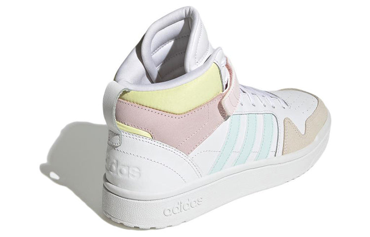 (WMNS) adidas Neo Postmove Mid Cloudfoam Basketball Shoes 'White Blue Pink' GY9582