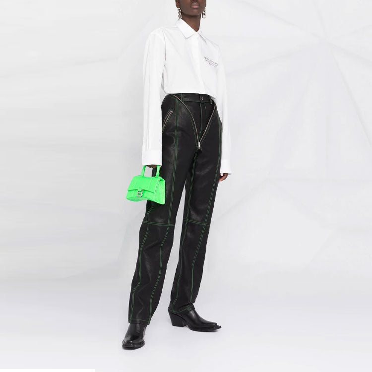 (WMNS) Off-White SS21 Long-Sleeved Shirt White OWGA096S21FAB0010100