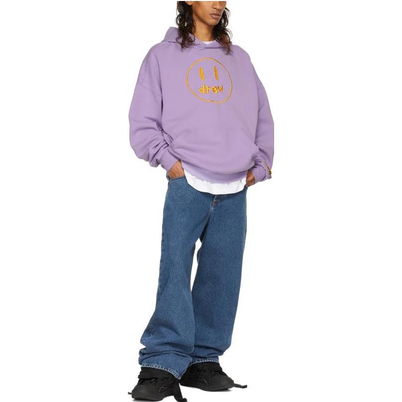 Drew House SSENSE Exclusive Painted Mascot Hoodie 'Lavender' 221454M202000