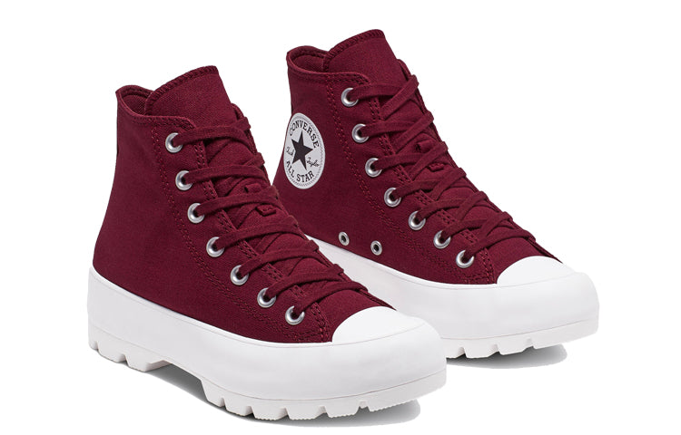 (WMNS) Converse Chuck Taylor All Star Lugged High 'Dark Burgundy' 566284C