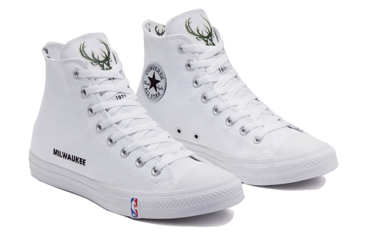 Converse x Milwaukee Bucks NBA Chuck Taylor All Star 'White Green' 169090C