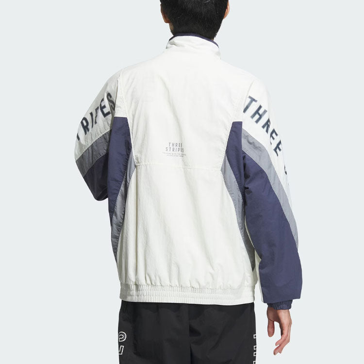 adidas Word Woven jacket Asia Sizing 'White Purple' IT4361