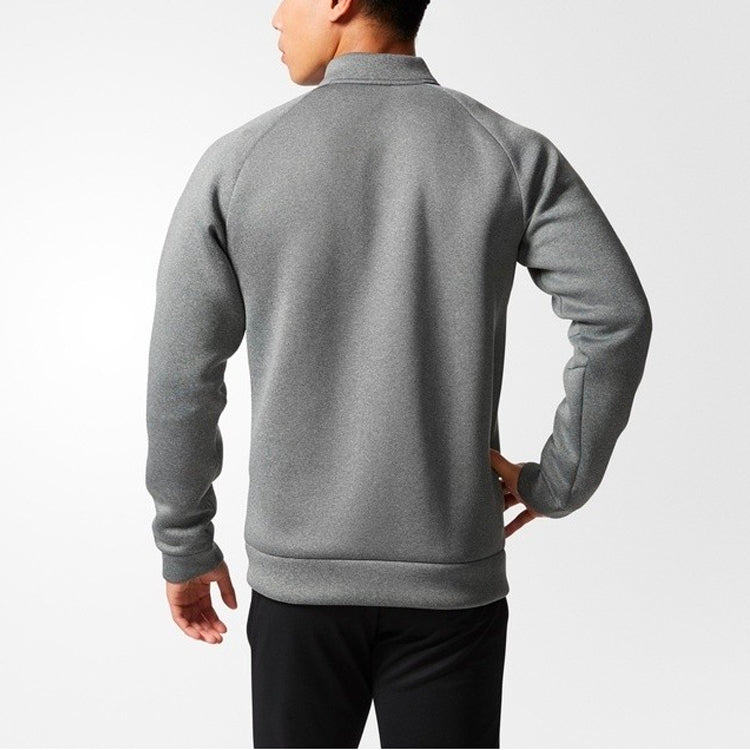 adidas Hybd Bom Jkt Outdoor Solid Color raglan sleeve Sports Jacket Gray BI4244