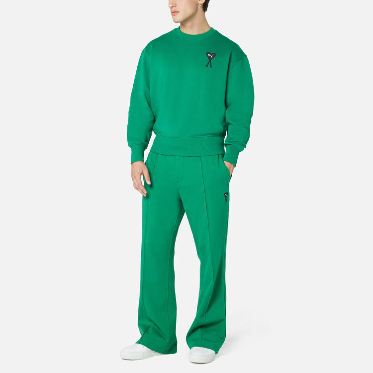 PUMA X AMI Wide Leg Pants 'Green' 534068-96