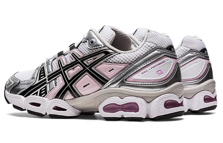 (WMNS) ASICS Gel-Nimbus 9 'White Silver Black' 1202A278-103