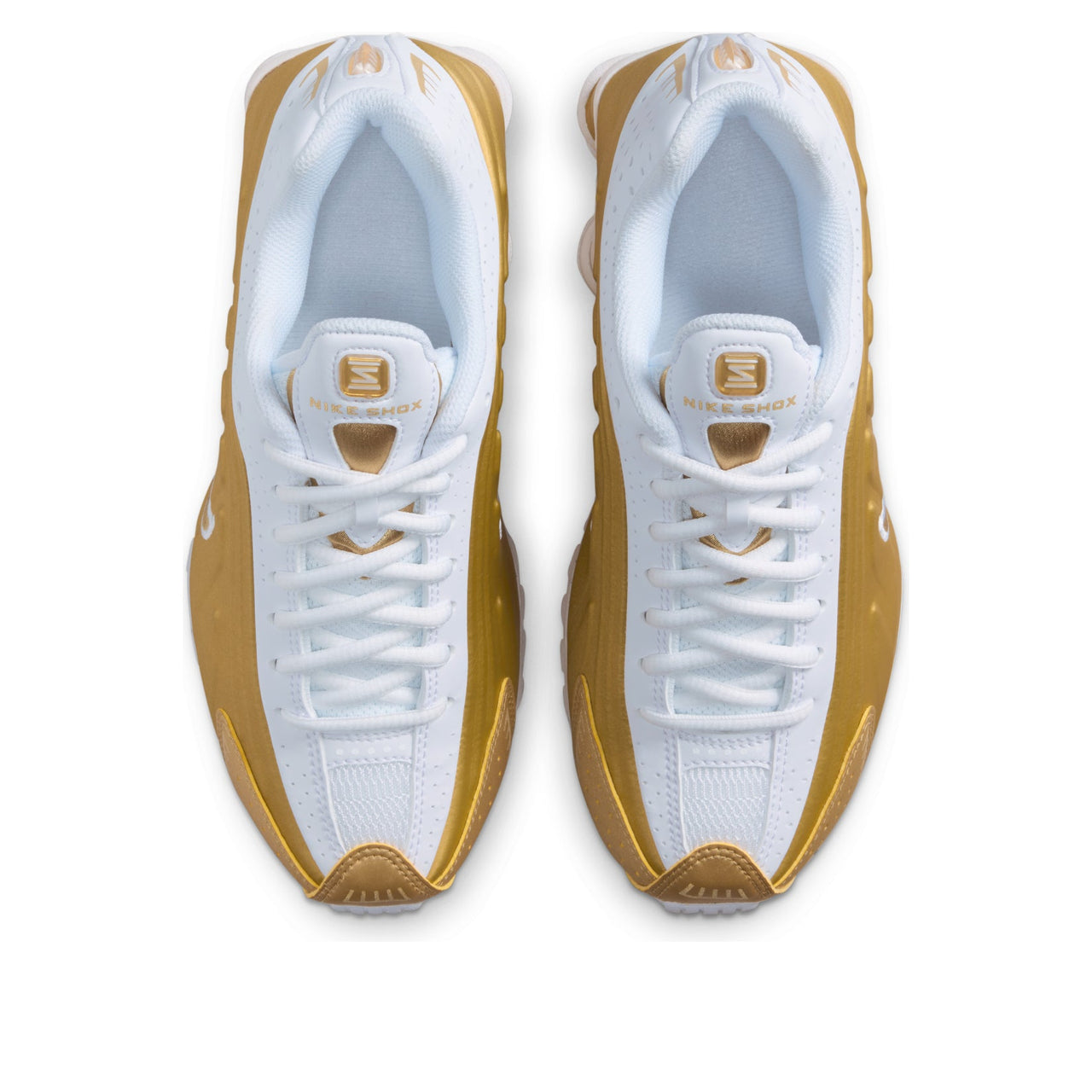 (GS)	Nike Shox R4 'Metallic Gold White' CW2626-700