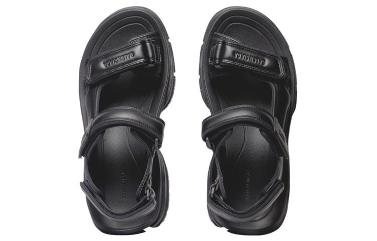 Balenciaga Tourist Sandals 'Black Technical Material' 738613W2CDA1000