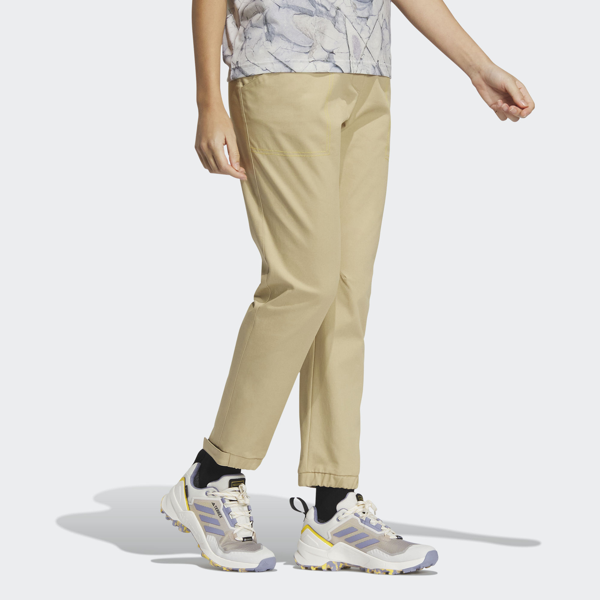 (WMNS) adidas National Geographic Outdoor Trouser 'Beige' IC4946