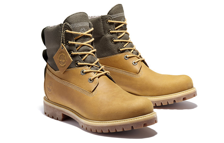 Timberland 6 Inch Premium Waterproof ReBOTL Boot 'Wheat Nubuck and Fabric' A2DTJ231