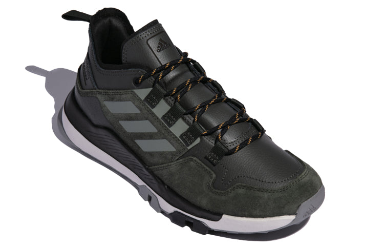adidas Terrex Hikster Leather Shoes 'Black Green' FX4663