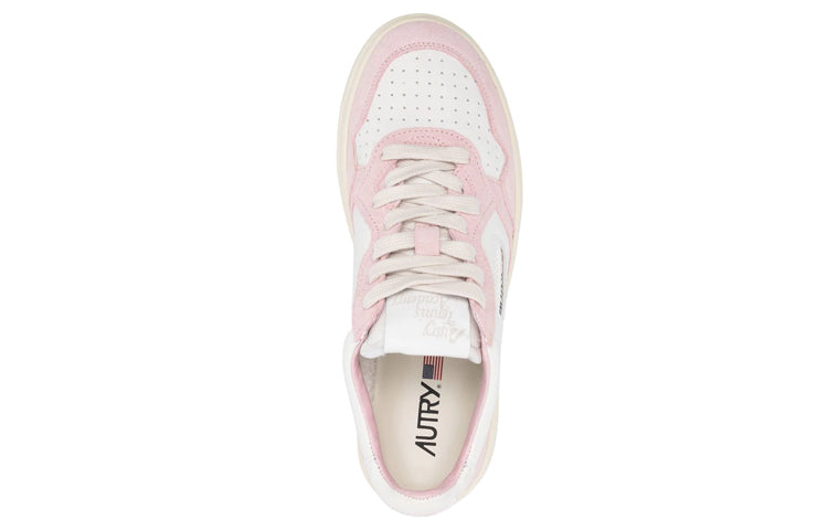(WMNS) Autry Open Low Leather Suede 'Pink' AOLW-CE17