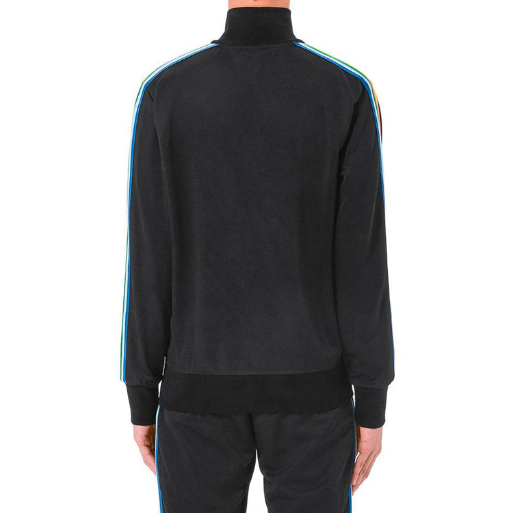 PALM ANGELS Black Rainbow Track Jacket Stripe PMBD001S193840031088